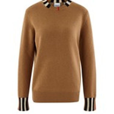 Burberry dunkelbeiger Pullover (authentisch)
