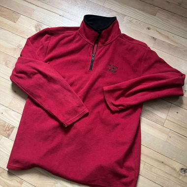Red Fleece Pullover