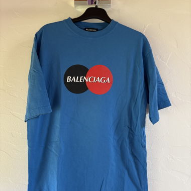 T-shirt Balenciaga blu