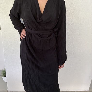 Black Wrap Dress