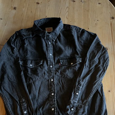 Jeanshemd Levis grau (L)