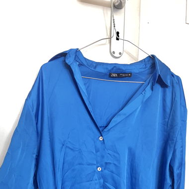 CHEMISE BLEU ÉLECTRIQUE ZARA