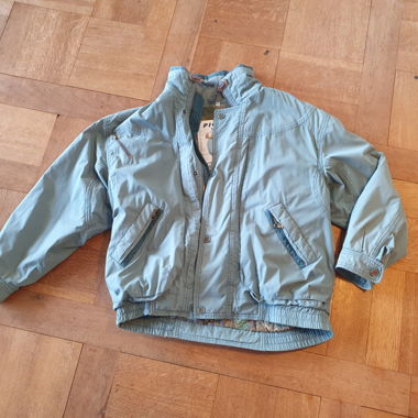 Giacca invernale vintage azzurro chiaro