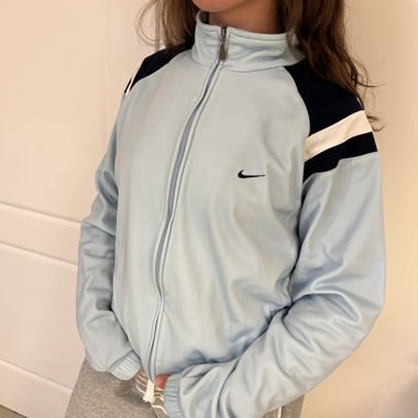Vintage Nike Trainingsjacke hellblau