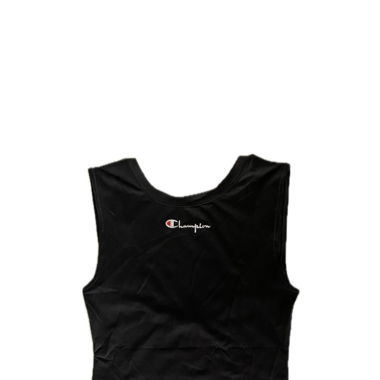 Champion Body mit Rückenausschnitt, schwarz, s/m