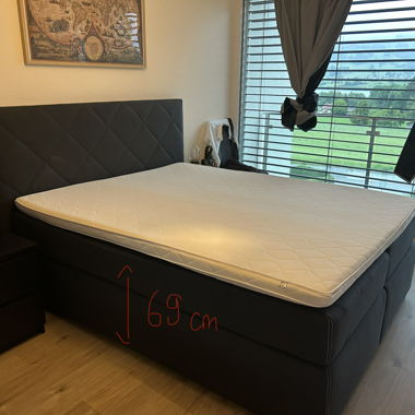 Black box spring bed 160x200