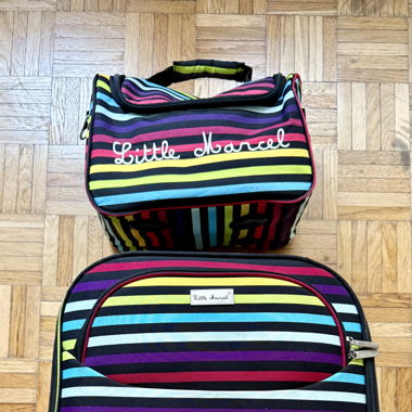 Trolley Little Marcel et son vanity case 