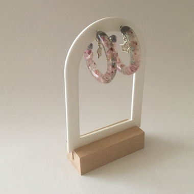 Handmade boucles d’oreilles fleuries