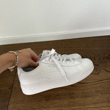 white sneaker