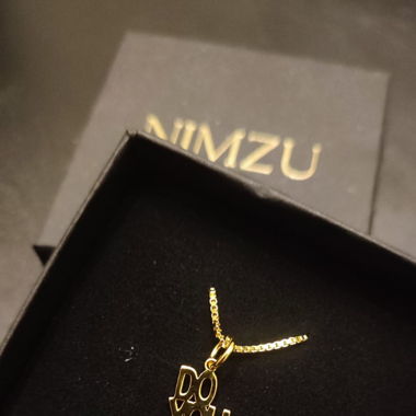 New gold plated 'do you' necklace