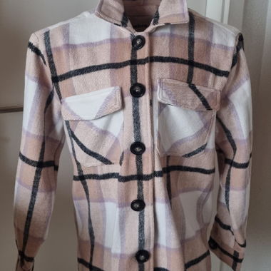Veste chemise à carreaux 