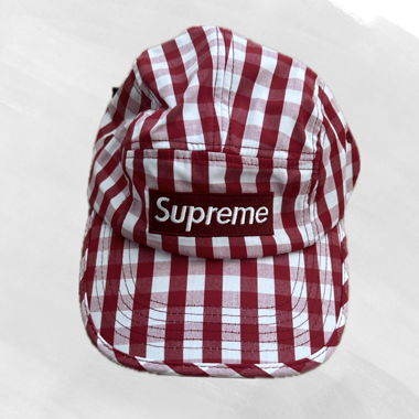 Supreme Kariert Cap
