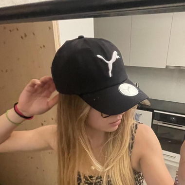 black brand new puma cap