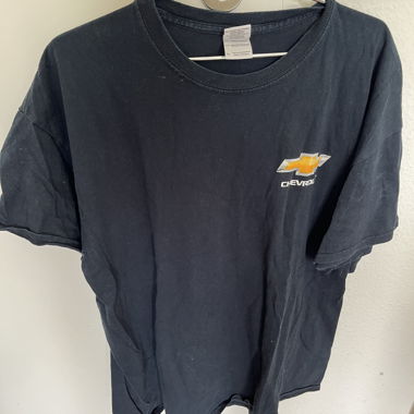 Schwarzes Chevrolet T-Shirt XL