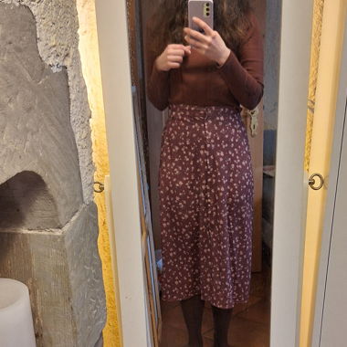 Jupe à fleur