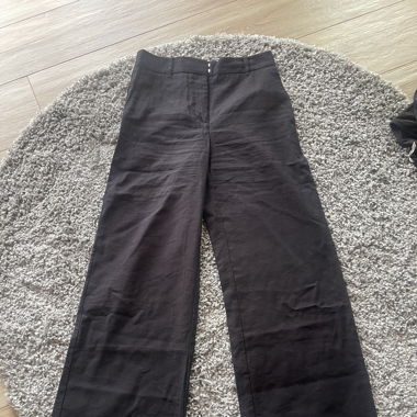 Pantalon classique coupe large noir
