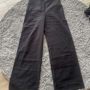 Pantalon classique coupe large noir