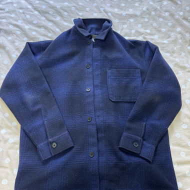 Dark blue fleece jacket