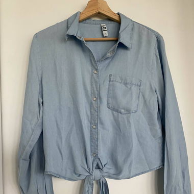 Jeansbluse Jeanshemd Grösse S