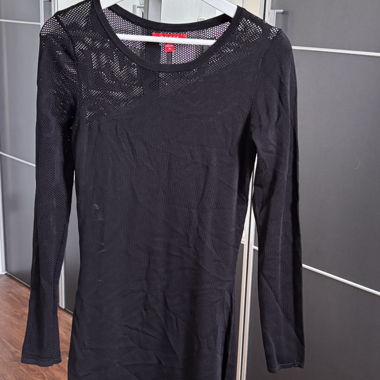 Robe longue manches longues en mesh GUESS M