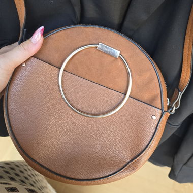 Borsa a mano rotonda