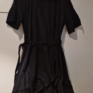 Black Wrap Dress