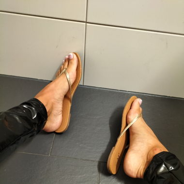 Tongs souvent portées taille 40/41