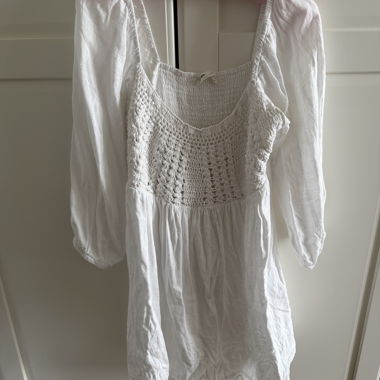 White Boho Dress