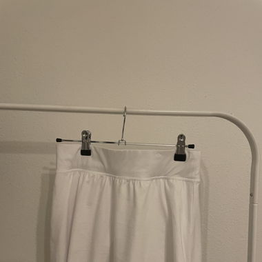 new white tennis skirt