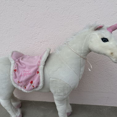 Gioco cavalcabile in peluche unicorno Princessin Lillifee
