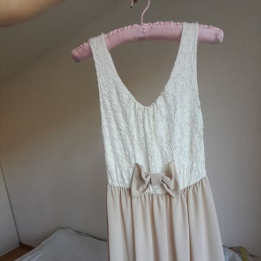 weisses vintage Kleid gr. S