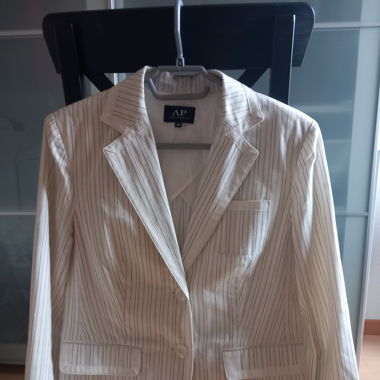 Weisser Blazer M