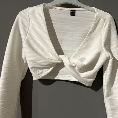 crop top manche longue 
