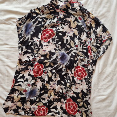 Blouse florale en coton