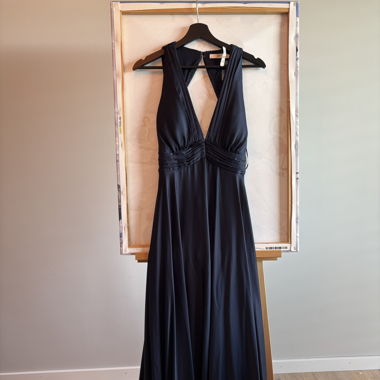 Abendkleid / Dunkelblau / Neu