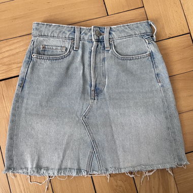Jeansrock hellblau