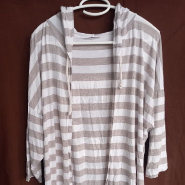 Cardigan à capuchon