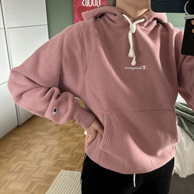 Champions hoodie rosa XS