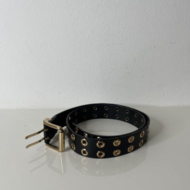 Ceinture noire et dorée 