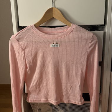 Top rosa a maniche lunghe Athiral