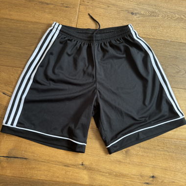 Black adidas sports summer shorts