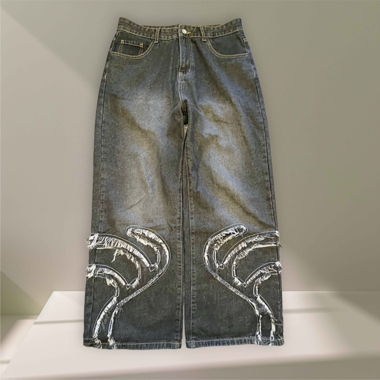 Grunge flared Jeans
