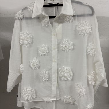 Camicia blusa bianca ZAPA