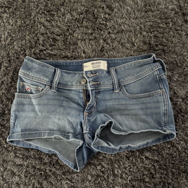 Hollister Ultra Low Waist Denim Shorts