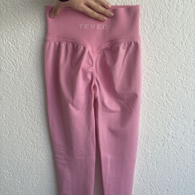 Leggings TEVEO roses, taille XS