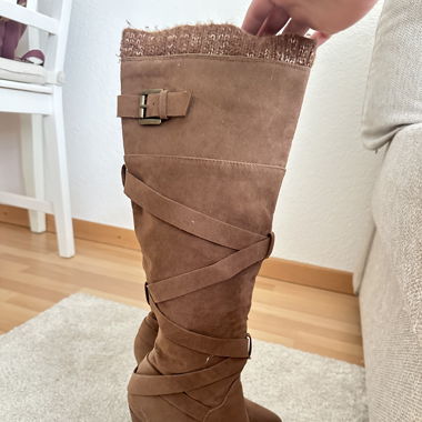 Bottes marrons talons 9cm taille 36