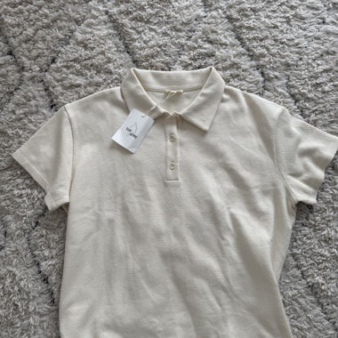 Polo Djerf Avenue color crema