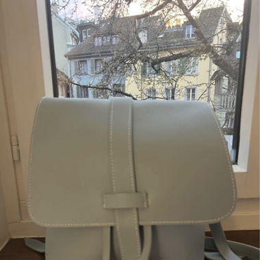 babyblauer Rucksack