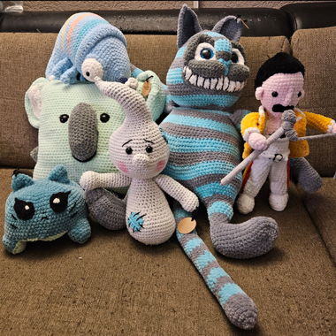 Peluches en crochet à vendre et sur commande