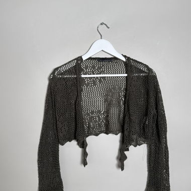 Cardigan court en maille